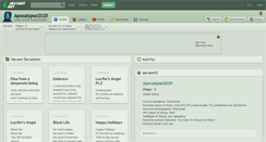 Desktop Screenshot of apocalypse2020.deviantart.com