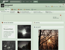 Tablet Screenshot of baroquedoll.deviantart.com