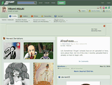 Tablet Screenshot of hitomi-mizuki.deviantart.com