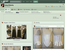 Tablet Screenshot of daisyviktoria.deviantart.com