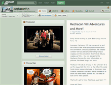 Tablet Screenshot of mechaconvi.deviantart.com