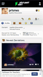 Mobile Screenshot of prismes.deviantart.com