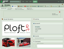 Tablet Screenshot of biruloko.deviantart.com