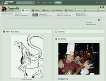 Tablet Screenshot of dragon-ed.deviantart.com