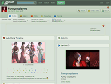 Tablet Screenshot of funnycosplayers.deviantart.com