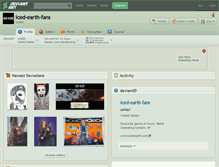Tablet Screenshot of iced-earth-fans.deviantart.com