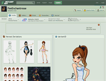 Tablet Screenshot of feeenchantresse.deviantart.com