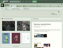 Tablet Screenshot of neoiho.deviantart.com