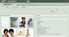 Desktop Screenshot of hayate-dante.deviantart.com