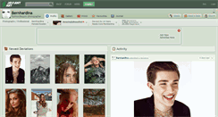 Desktop Screenshot of bernhardina.deviantart.com