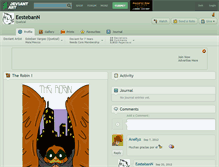 Tablet Screenshot of eestebann.deviantart.com