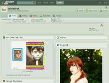 Tablet Screenshot of ochispiret.deviantart.com