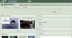 Desktop Screenshot of mantenrouopera.deviantart.com