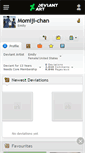 Mobile Screenshot of momiji-chan.deviantart.com