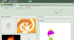 Desktop Screenshot of imboredtonight.deviantart.com