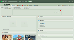 Desktop Screenshot of mazahaka.deviantart.com