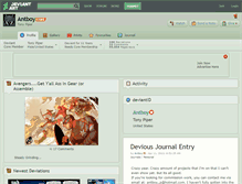 Tablet Screenshot of antboy.deviantart.com
