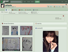 Tablet Screenshot of laiixaniie.deviantart.com