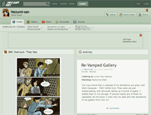 Tablet Screenshot of nezumi-san.deviantart.com