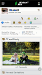 Mobile Screenshot of ellumiel.deviantart.com
