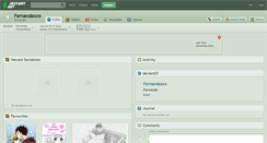 Desktop Screenshot of fernandaxxx.deviantart.com