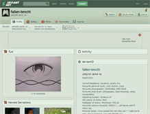 Tablet Screenshot of fallen-tenchi.deviantart.com