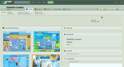 Desktop Screenshot of diablotin-created.deviantart.com
