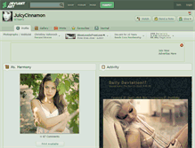 Tablet Screenshot of juicycinnamon.deviantart.com