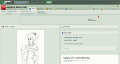 Desktop Screenshot of colourme-disney-club.deviantart.com