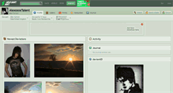 Desktop Screenshot of alexxxxxtalent.deviantart.com