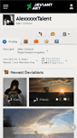 Mobile Screenshot of alexxxxxtalent.deviantart.com