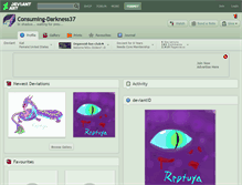 Tablet Screenshot of consuming-darkness37.deviantart.com