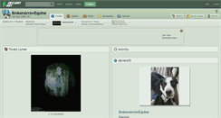 Desktop Screenshot of brokenarrowequine.deviantart.com