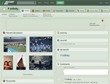 Tablet Screenshot of f-infinity.deviantart.com