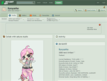 Tablet Screenshot of iluvyunho.deviantart.com