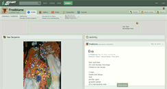 Desktop Screenshot of frostblume.deviantart.com
