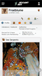 Mobile Screenshot of frostblume.deviantart.com