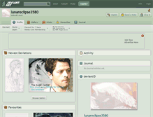 Tablet Screenshot of lunareclipse3580.deviantart.com