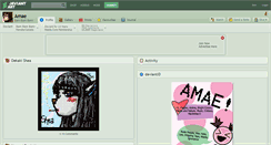 Desktop Screenshot of amae.deviantart.com