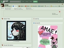 Tablet Screenshot of amae.deviantart.com