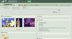 Desktop Screenshot of chokingsmurfs.deviantart.com