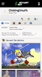 Mobile Screenshot of chokingsmurfs.deviantart.com