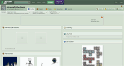 Desktop Screenshot of minecraft-the-book.deviantart.com