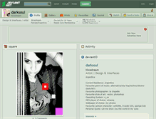 Tablet Screenshot of darksoul.deviantart.com