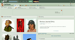Desktop Screenshot of lostthyme.deviantart.com