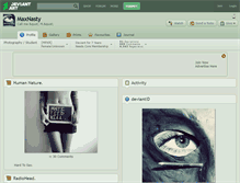 Tablet Screenshot of maxnasty.deviantart.com