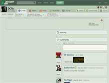 Tablet Screenshot of dcfly.deviantart.com