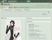 Tablet Screenshot of oujou-chan.deviantart.com