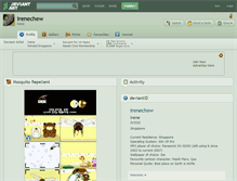 Tablet Screenshot of irenechew.deviantart.com
