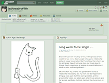 Tablet Screenshot of last-breath-of-life.deviantart.com
